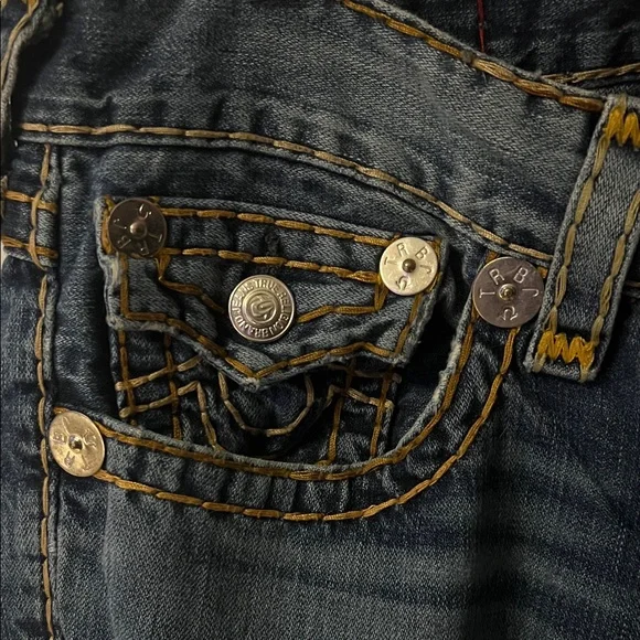 True Religion Ricky Super T men’s Denim Bootcut Jeans - Picture 2 of 8